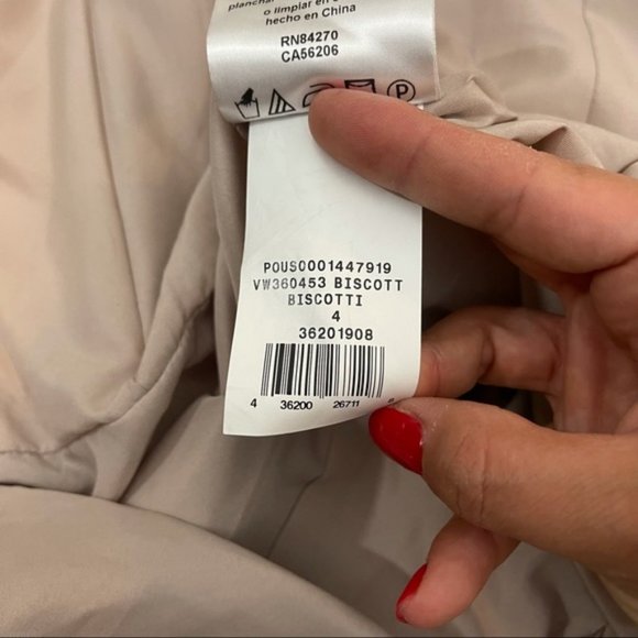 VERA WANG 'White' Bridesmaid Prom V-Wire Crepe Mermaid Dress Light Mauve Size 4 - Picture 12 of 14